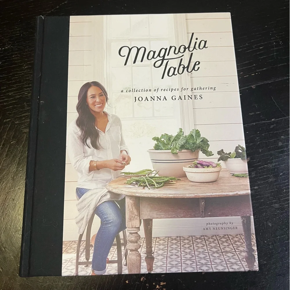 Magnolia Table Cookbook by Joanna Gaines - Black and White hardcover